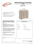 Califone 2001 User's Manual