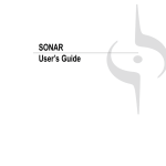 Cakewalk Sonar - 8.5 User's Guide