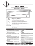 Cadet EPA1000 User's Manual