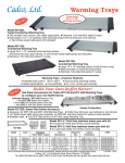 Cadco WT-40S User's Manual