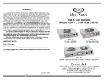 Cadco 3T User's Manual