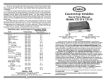 Cadco CG-20 User's Manual