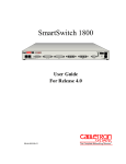 Cabletron Systems SPECTRUM 1800 User's Manual