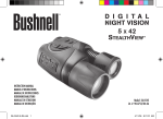 Bushnell Model 26-0542 User's Manual