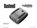 Bushnell 20-1916 User's Manual