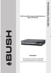 Bush DFTA49DVD User's Manual