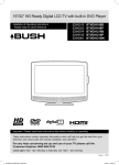 Bush BTVD91186B User's Manual