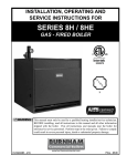 Burnham 8H/8HE Installation and Operation Manual
