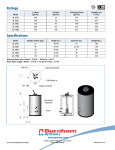 Burnham AL27SL User's Manual