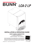 Bunn LCA-2 User's Manual