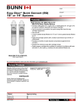 Bunn EQ-11-TL User's Manual