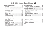 Buick TERRAZA 2006 User's Manual