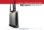 Buffalo Technology NFINITI WZR-AG300NH User's Manual