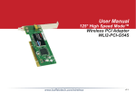 Buffalo Technology WLI2-PCI-G54S User's Manual