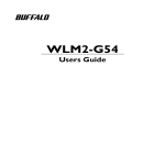 Buffalo Technology WLM2-G54 User's Manual