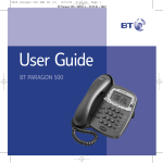 BT PARAGON 500 User's Manual