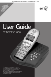 BT Diverse 5450 User's Manual
