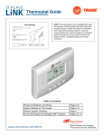 Bryant Thermostat TZEMT400AB32MAA User's Manual