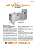 Bryan Boilers BE-210-WT4T7 User's Manual