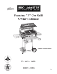 Broilmaster P3-1 User's Manual