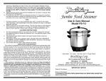 Broil King FS-10 User's Manual