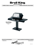 Broil King CROWN 20 POST 946-28 User's Manual