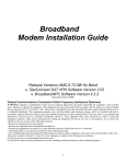 Broadband Products AMC-6 User's Manual