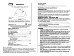 BRK electronic HD6135FB User's Manual