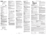 BRK electronic CO400 User's Manual
