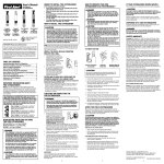 BRK electronic FE5G-M FE10G User's Manual