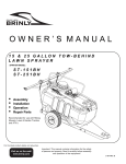 Brinly-Hardy ST-251BH User's Manual