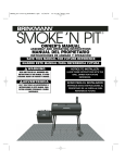 Brinkmann Smoke'n Pit User's Manual