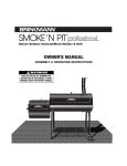 Brinkmann SMOKE 'N PIT User's Manual