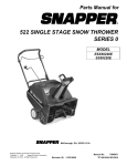 Briggs & Stratton SS50220E User's Manual