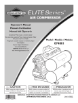 Briggs & Stratton 74001 User's Manual