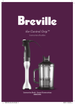 BREVILLE BSB510XL Instruction Booklet