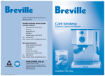 BREVILLE BES230 User's Manual