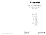 Bravetti EP542 User's Manual