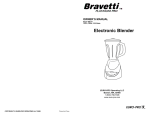 Bravetti BB301 User's Manual