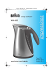 Braun Sommelier WK 600 User's Manual