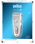 Braun SERIES 3 370 User's Manual