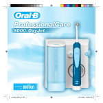 Braun Oral-B 8000 OxyJet User's Manual