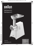 Braun Multiquick 5 G 1500 User's Manual