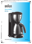 Braun KF610 Instruction Manual
