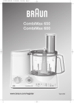 Braun COMBIMAX 650 User's Manual