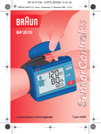 Braun BP3510 User's Manual