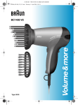 Braun BC1400 V2 User's Manual