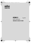 Braun AXIS 1440 User's Manual