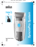 Braun 7526 User's Manual