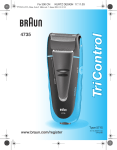 Braun 4735 User's Manual